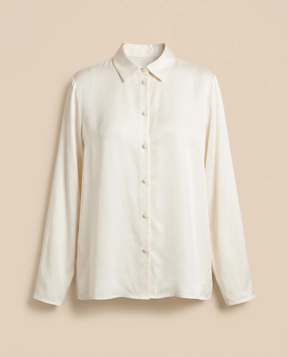 Blouse soie lavée ivoire